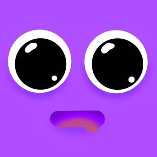 Purple smile wallpaper