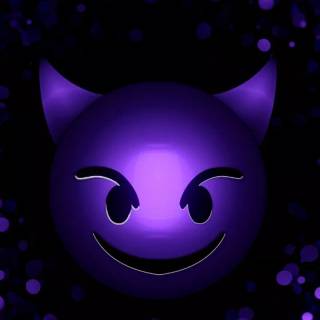 Purple smile wallpaper