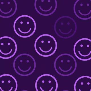 Purple smile wallpaper