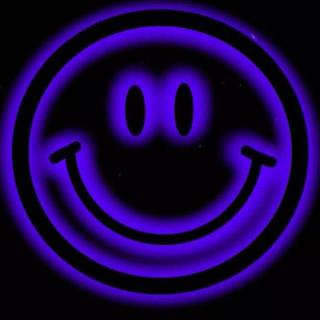 Purple smile wallpaper