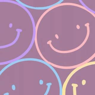 Purple smile wallpaper