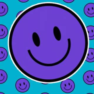 Purple smile wallpaper