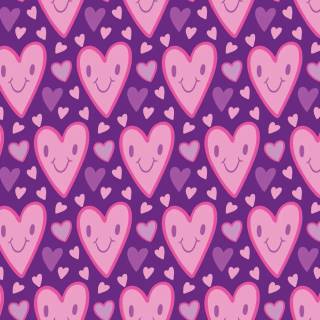 Purple smile wallpaper