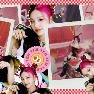 Yeji aesthetic wallpaper