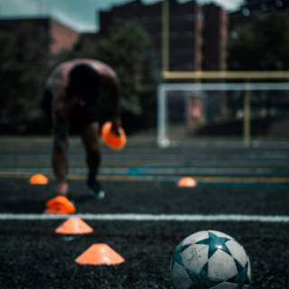 Dark soccer wallpaper