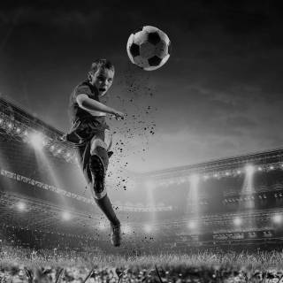 Dark soccer wallpaper