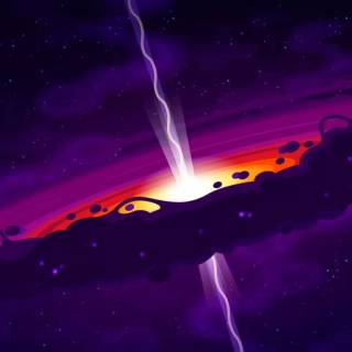 Black hole desktop wallpaper