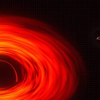 Black hole desktop wallpaper