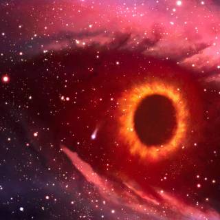 Black hole desktop wallpaper