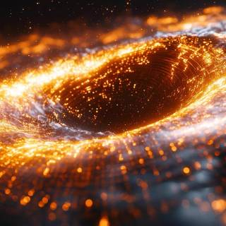 Black hole desktop wallpaper