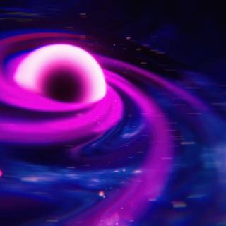 Black hole desktop wallpaper