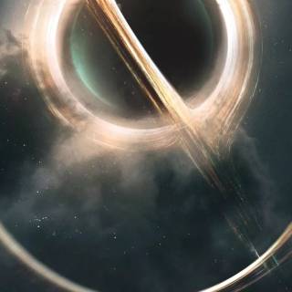 Black hole desktop wallpaper