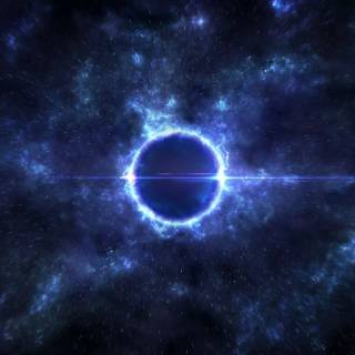 Black hole desktop wallpaper