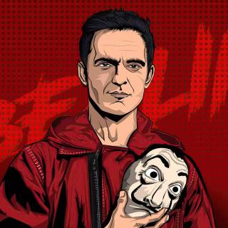 Money Heist anime wallpaper