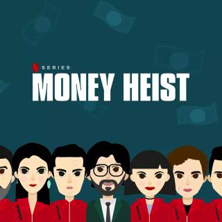 Money Heist anime wallpaper