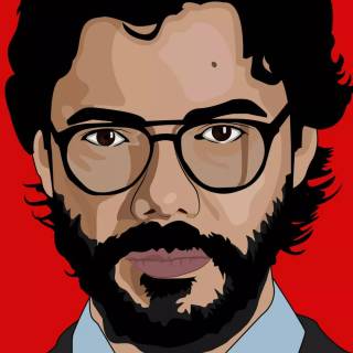 Money Heist anime wallpaper