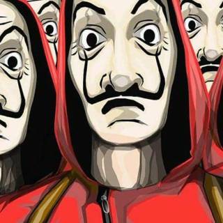 Money Heist anime wallpaper