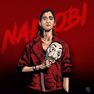 Money Heist anime wallpaper
