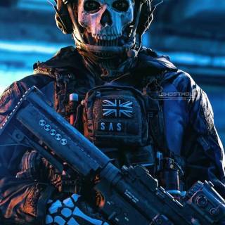 Ghost CoD MW2 wallpaper