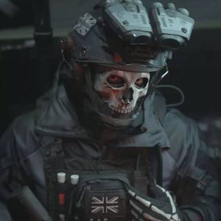 Ghost CoD MW2 wallpaper