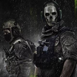 Ghost CoD MW2 wallpaper