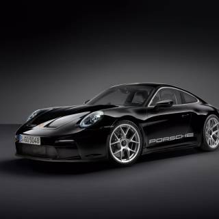 Black Porsche 911 wallpaper