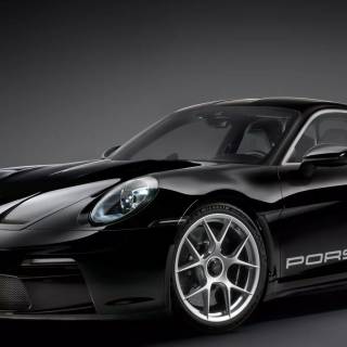 Black Porsche 911 wallpaper