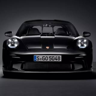 Black Porsche 911 wallpaper