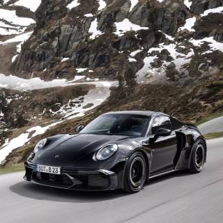 Black Porsche 911 wallpaper