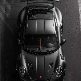 Black Porsche 911 wallpaper