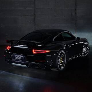 Black Porsche 911 wallpaper