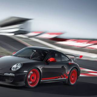 Black Porsche 911 wallpaper