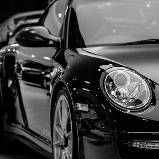 Black Porsche 911 wallpaper