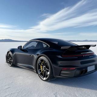 Black Porsche 911 wallpaper