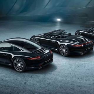 Black Porsche 911 wallpaper