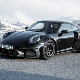 Black Porsche 911 wallpaper