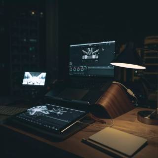 Working space wallpaper