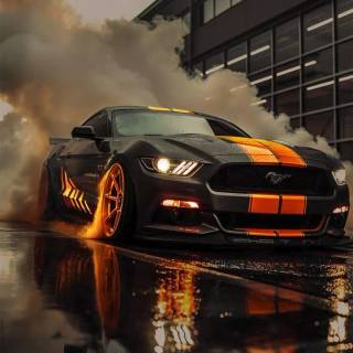 Mustang modified wallpaper