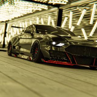 Mustang modified wallpaper