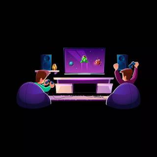 Minimal gamer wallpaper