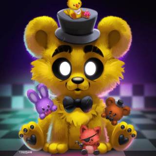 Golden Freddy FNAF wallpaper