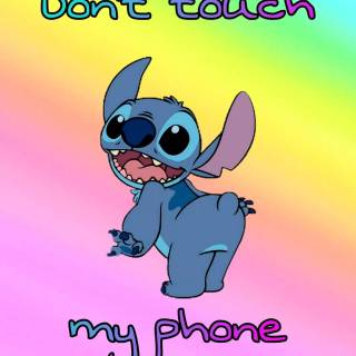 Stitch funny wallpaper