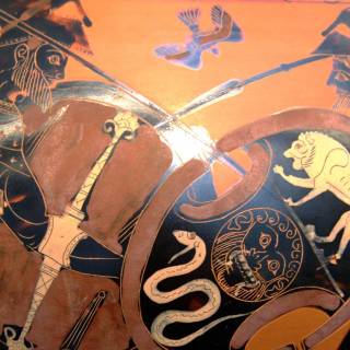 Ancient Greek shields wallpaper