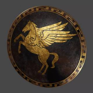 Ancient Greek shields wallpaper