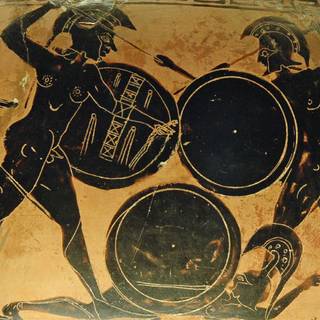 Ancient Greek shields wallpaper
