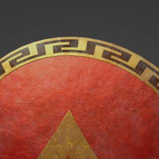 Ancient Greek shields wallpaper