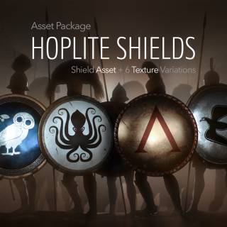 Ancient Greek shields wallpaper