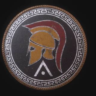 Ancient Greek shields wallpaper