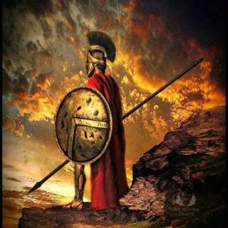 Ancient Greek shields wallpaper