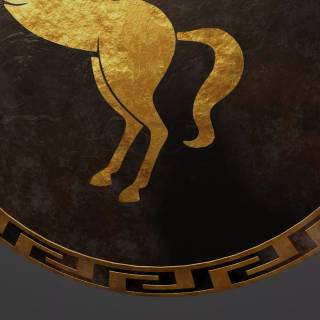Ancient Greek shields wallpaper